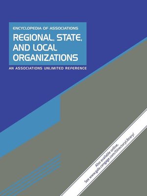 cover image of Encyclopedia of Associations: Regional, State and Local Organizations
